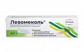 Левомеколь, мазь для наружного применения 40 мг/г+7,5 мг/г, 40г