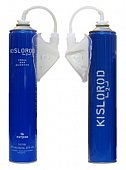 Кислород К 16 Л-М, баллончик для дыхания+маска (синий), Инвест Консалт ООО