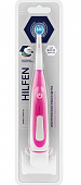 Хилфен (Hilfen) Электрическая зубная щетка детская розовая артикул R2021, 